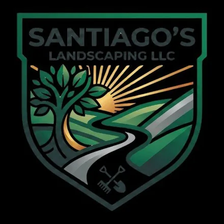 Santiago's Landscaping logo designed by Finesse Media