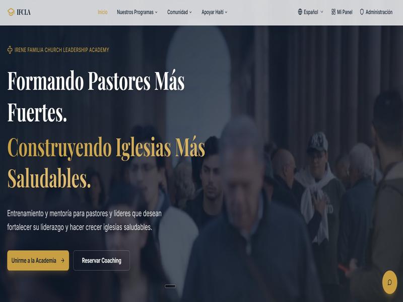 IFCLA website designed by Finesse Media