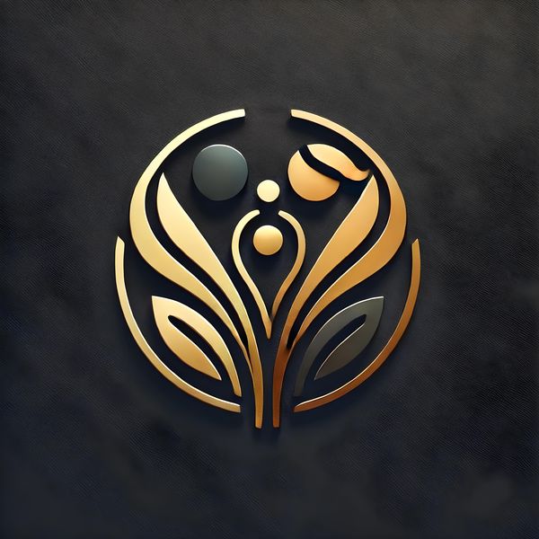 Golden Abstract Symbol