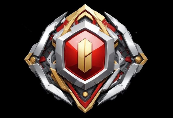 Futuristic Metallic Emblem