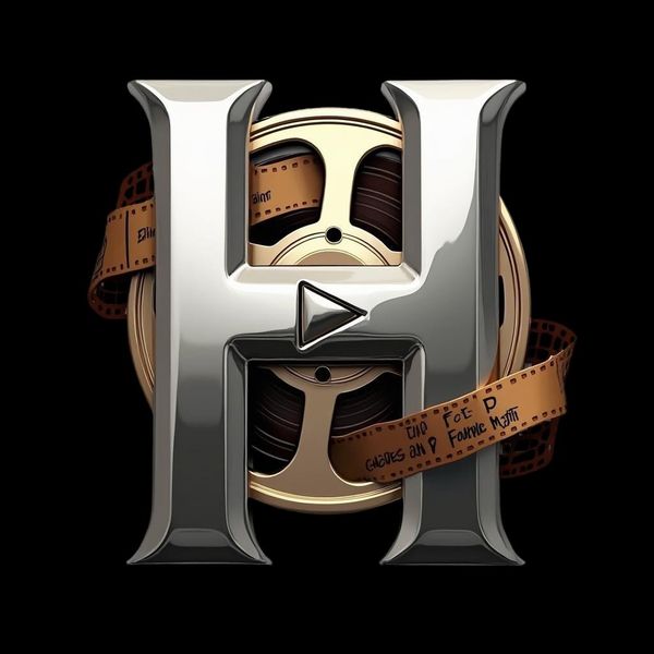 H Letter Film Logo