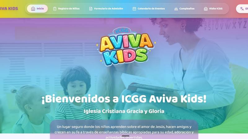ICGG Aviva Kids — Children Ministry Web Application Deltona FL
